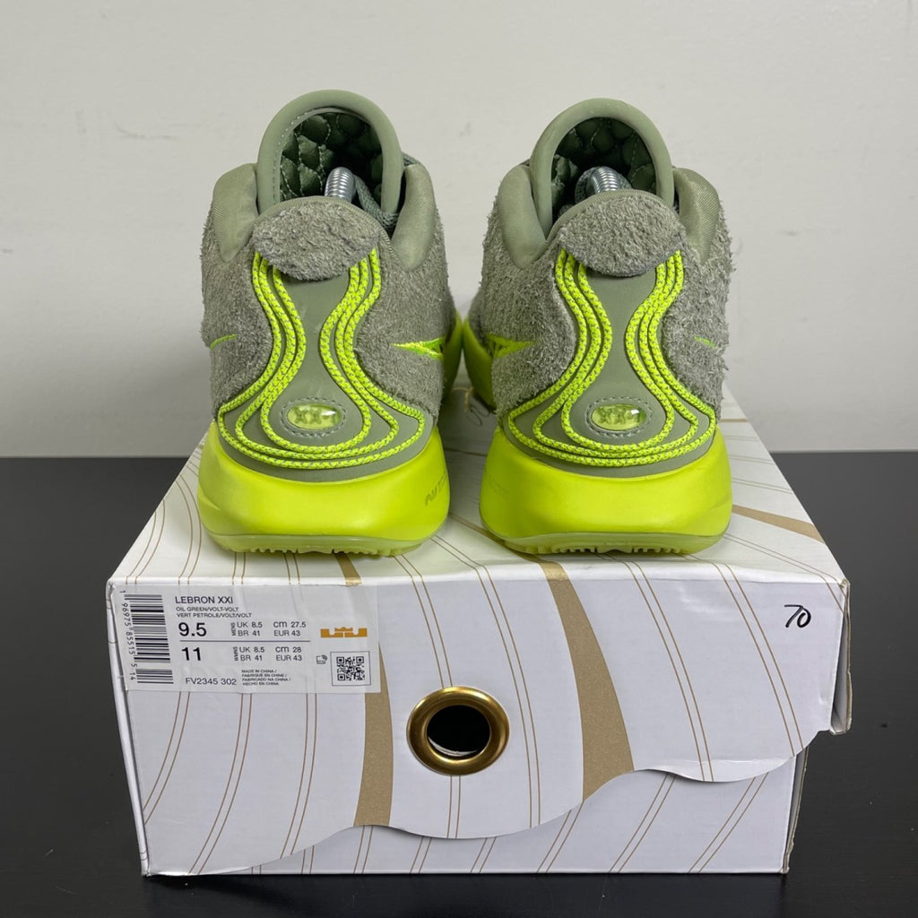Nike LeBron 21 'Algae' 9.5 (Moderately Worn Pre-Owned)Nike - Image 4