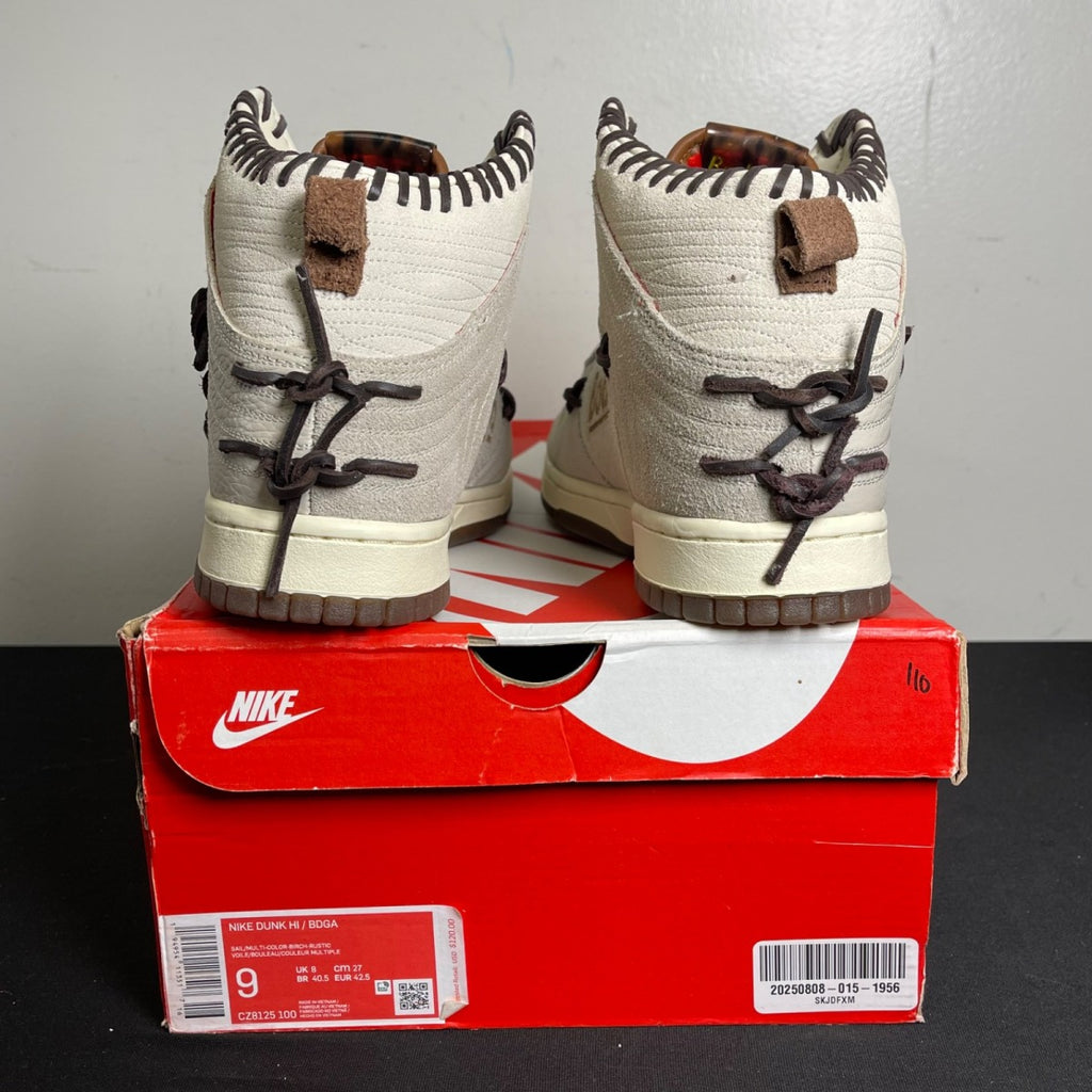 Nike Dunk High Bodega Sail Multi (Friends and Family) (Size 9) - Image 4