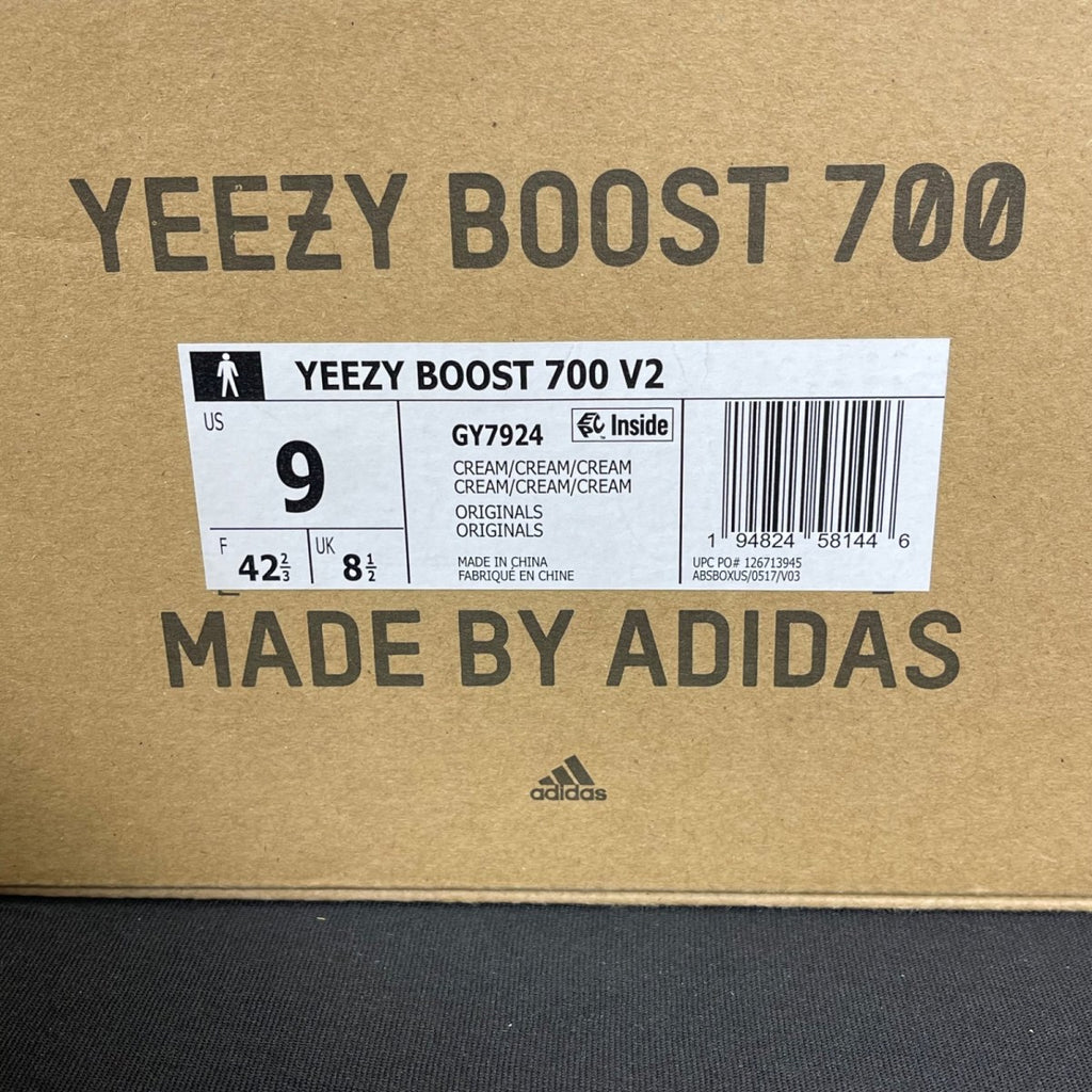 adidas Yeezy Boost 700 V2 Cream 9 (Moderately Worn Pre-Owned)adidasCream/Cream/Cream - Image 7