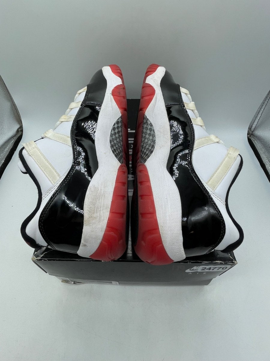Jordan 11 Retro Low Concord Bred 10.5 (Moderately Worn Pre-Owned)JordanWhite/Gym Red-Black-True Red - Image 6