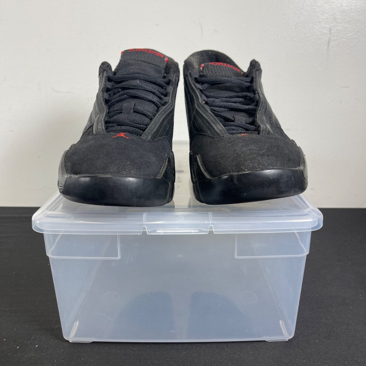 Jordan 14 OG Last Shot (1999) 11 (Moderately Worn Pre-Owned)JordanBlack/Black-Varsity Red - Image 2