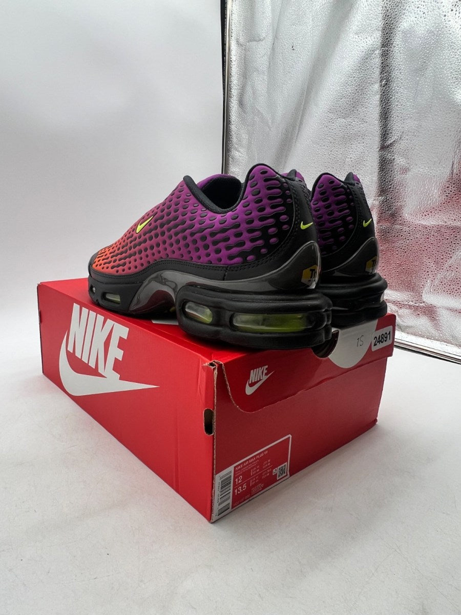 Nike Air Max Plus 7 Dusk 12 (Lightly Worn Pre-Owned)NikeTotal Orange/Volt/Black/Cactus Flower/Smoke Grey - Image 4