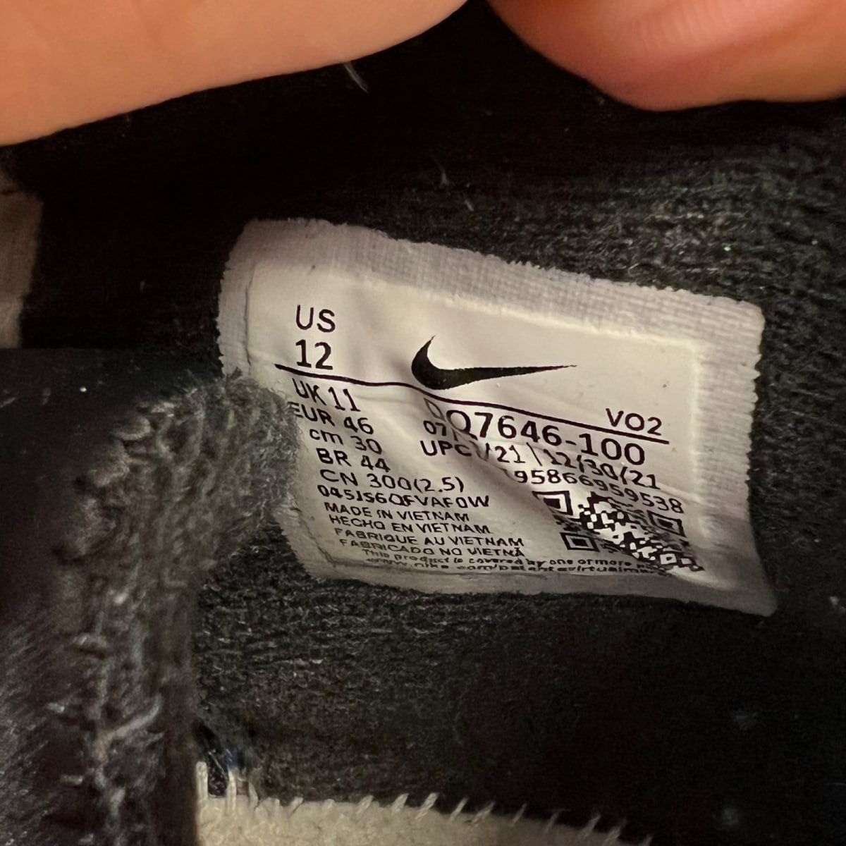 Nike Air Trainer SC High Royals 12 (Moderately Worn Pre-Owned)NikeWhite/Metallic Silver/Black - Image 4