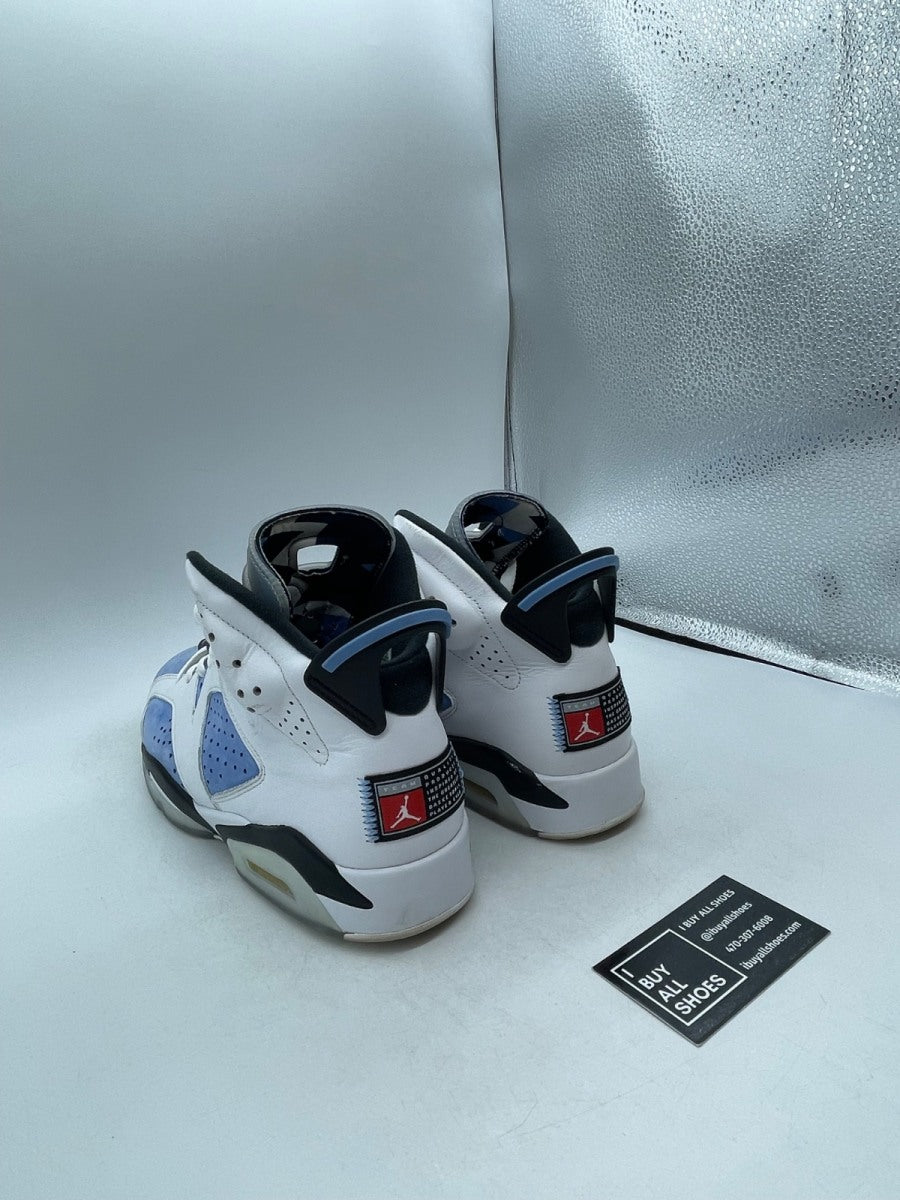Jordan 6 Retro UNC White 9.5 (Moderately Worn Pre-Owned) - Image 4