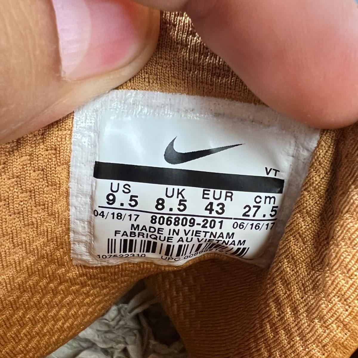 Nike Air Max 95 Sneakerboot Flax (2017) 9.5 (Lightly Worn Pre-Owned)NikeFlax/Flax-Ale Brown-Sail - Image 7