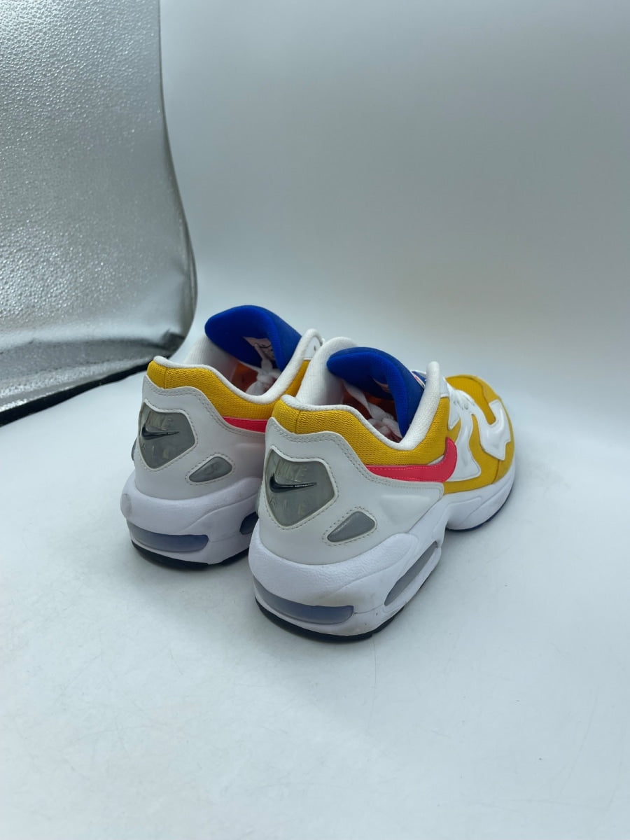 Nike Air Max2 Light University Gold Flash Crimson 9 (Moderately Worn Pre-Owned) - Image 5
