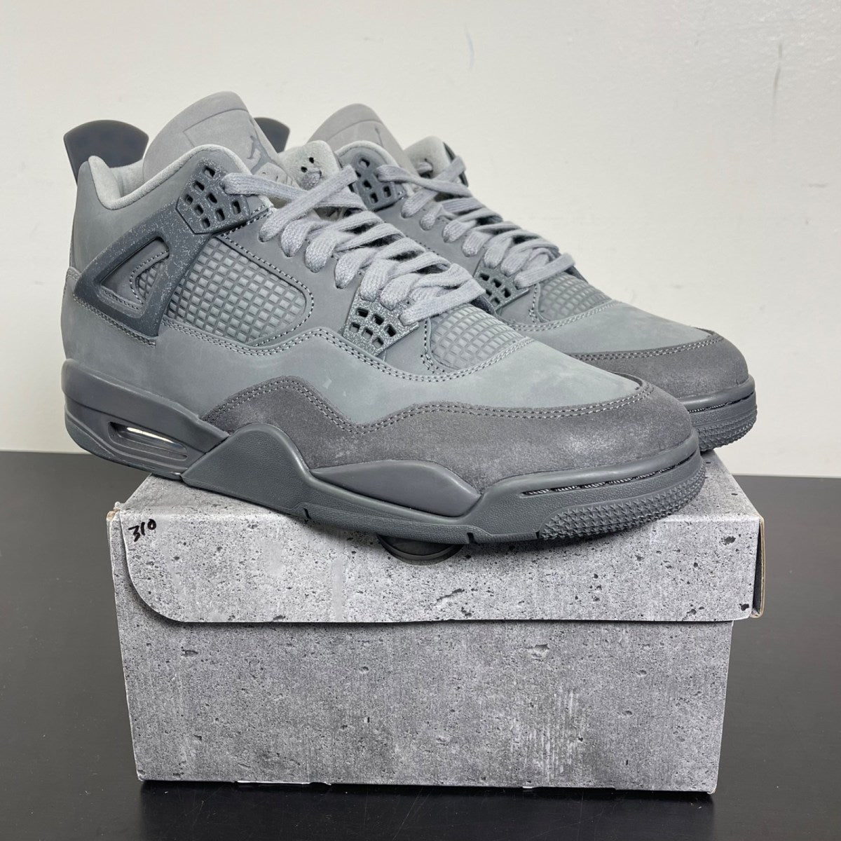 Jordan 4 Retro SE Paris Olympics Wet Cement 11 (New Pre-Owned)JordanSmoke Grey/Iron Grey/Cement Grey/Particle Grey - Image 1