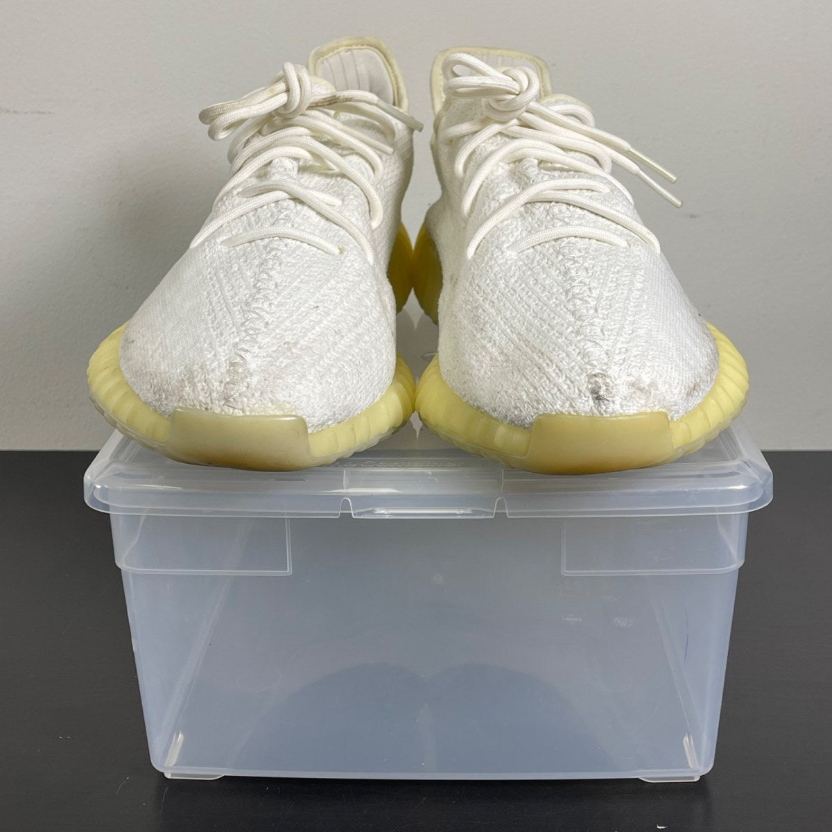 adidas Yeezy Boost 350 V2 Cream 14 (Moderately Worn Pre-Owned)adidasCream/White - Image 2