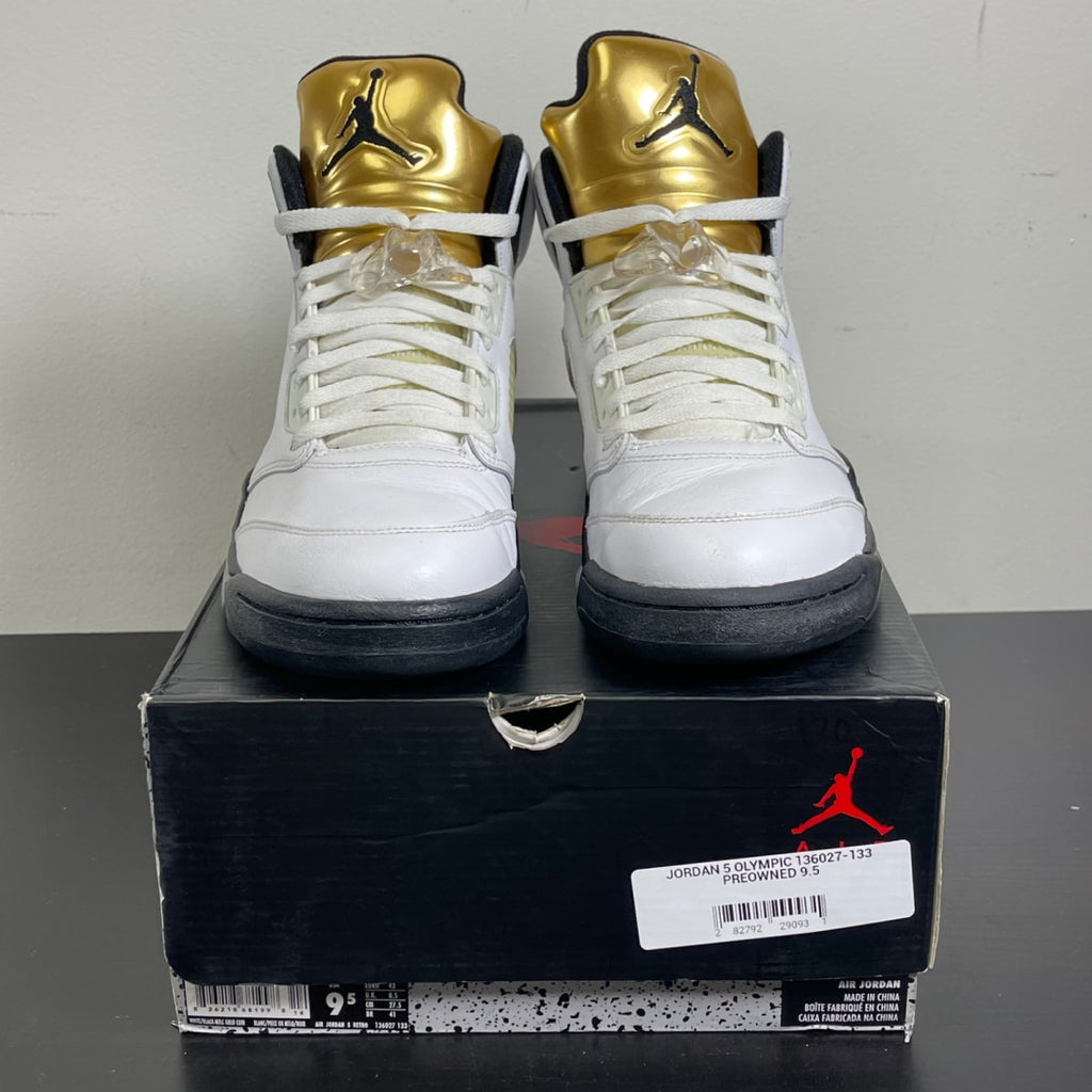 Jordan 5 Retro Olympic (2016) (Size 9.5) - Image 2