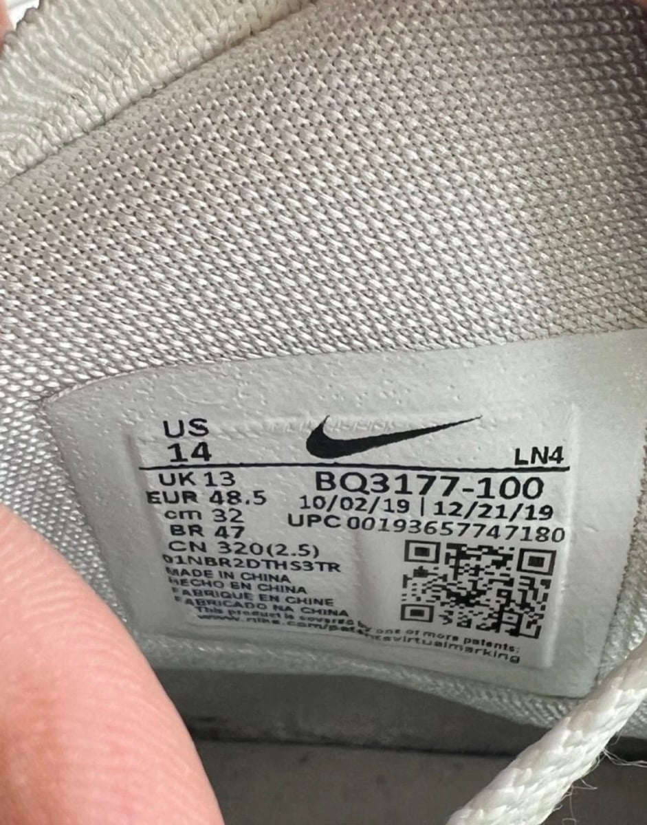 Nike LeBron 17 Air Command Force 14 (Lightly Worn Pre-Owned)NikeWhite/Black-Multi-Color - Image 7