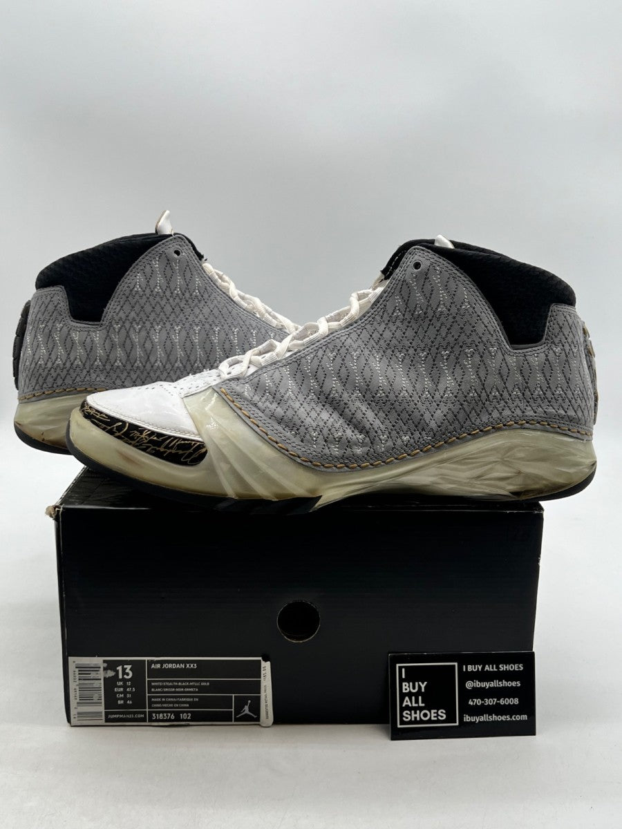 Jordan 23 White Stealth 13 (Heavily Worn Pre-Owned)