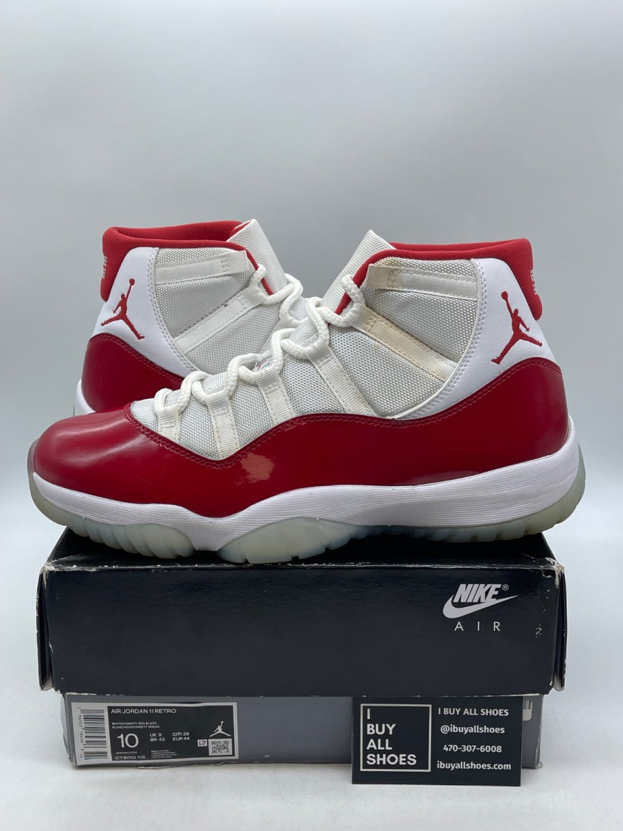 Jordan 11 Retro Cherry (2022) 10 (Heavily Worn Pre-Owned) - Image 1