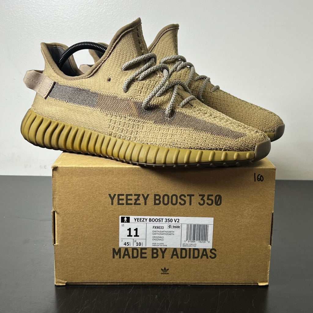 adidas Yeezy Boost 350 V2 Earth 11 (Lightly Worn Pre-Owned)adidasEarth/Earth/Earth - Image 1