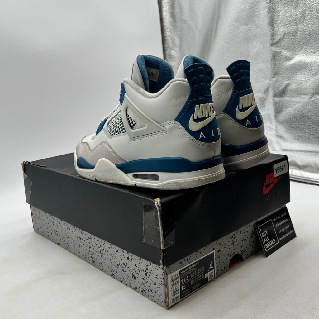 Jordan 4 Retro Military Blue (2024) - Image 4