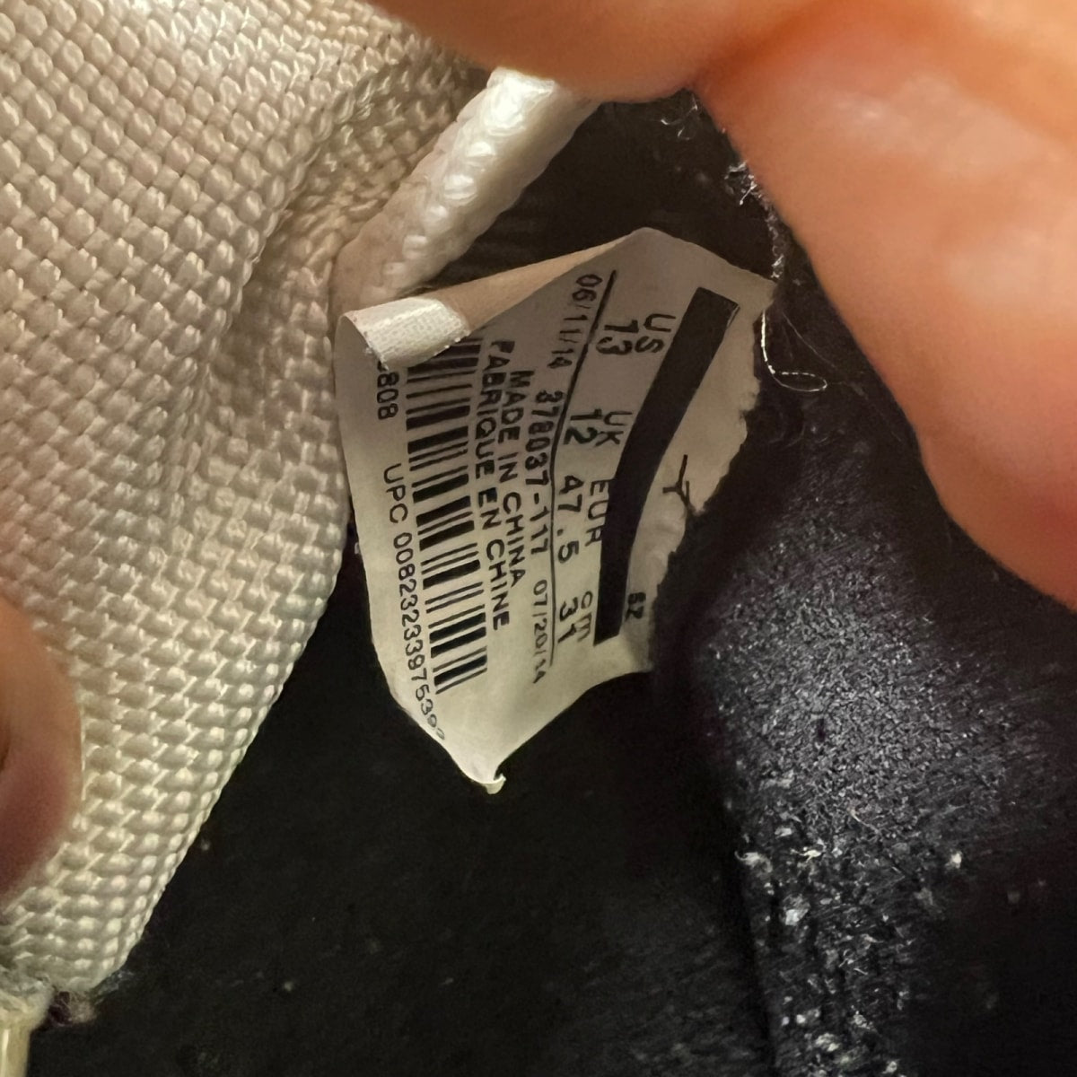 Jordan 11 Retro Legend Blue (2014) 13 (Heavily Worn Pre-Owned)JordanWhite/Black-Legend Blue - Image 4