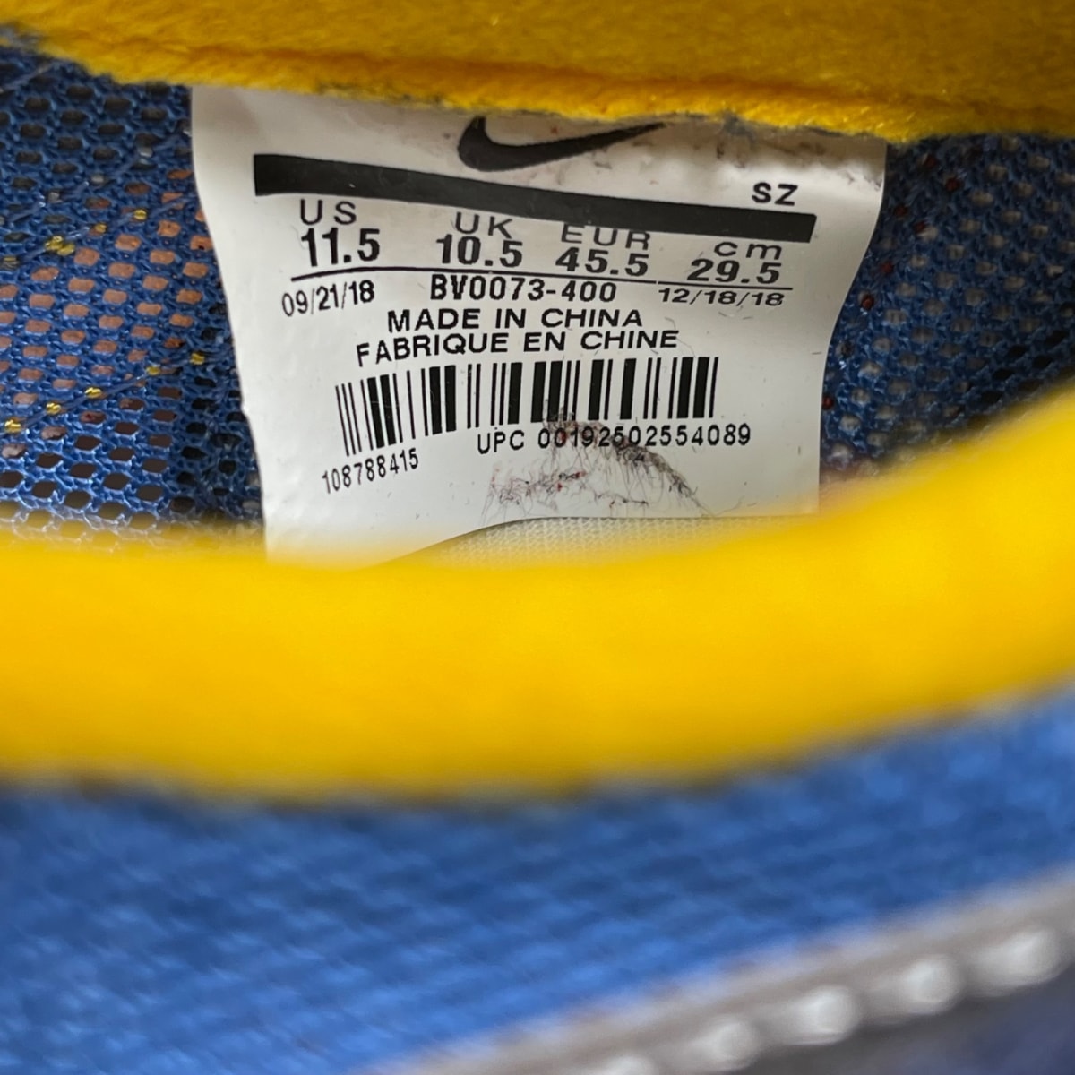 Nike LD Waffle sacai Varsity Blue 11.5 (Moderately Worn Pre-Owned)Nike - Image 7