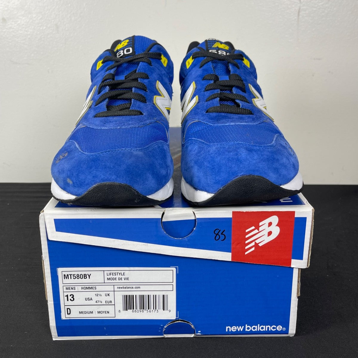 New Balance MT580 Racing Pack 13 (Moderately Worn Pre-Owned)New BalanceBlue/Yellow - Image 2