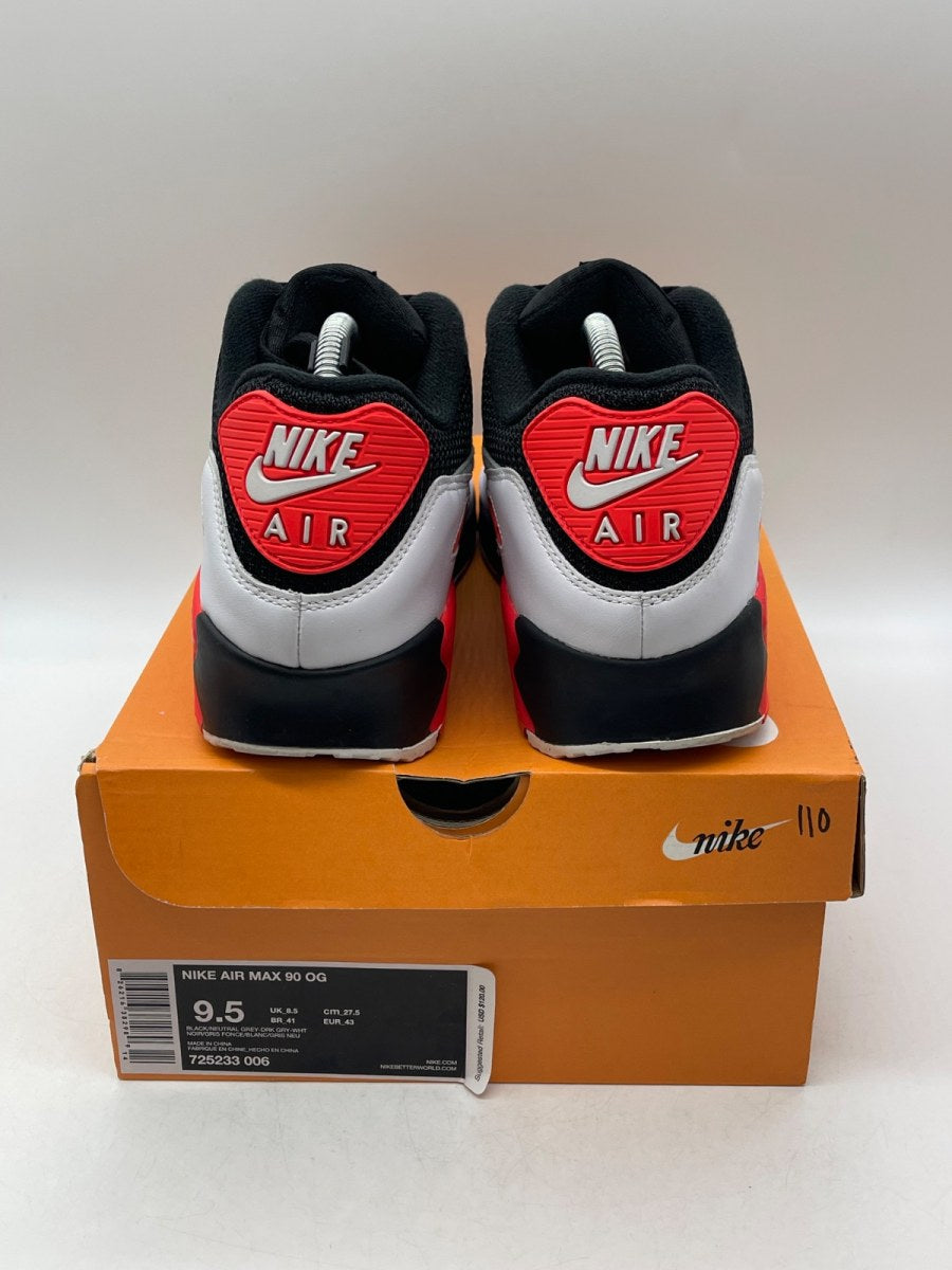 Jordan 5 Retro Off-White Muslin 9.5 (Moderately Worn Pre-Owned)JordanBlack/Muslin-Fire Red - Image 3