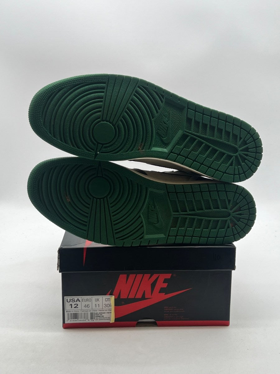 Jordan 1 Retro High Pine Green 12 (Moderately Worn Pre-Owned)JordanPine Green/Sail-Black - Image 8