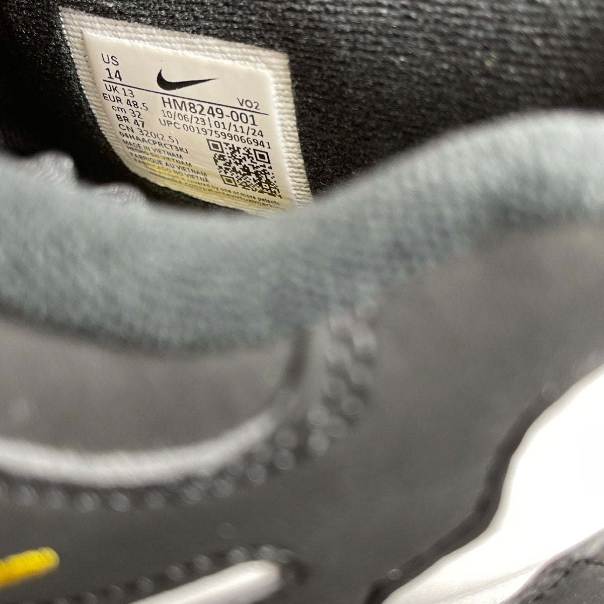 Nike Air DT Max '96 Black White (2024) (Size 14) - aux