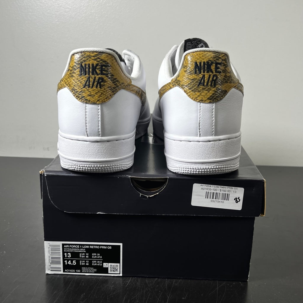 Nike Air Force 1 Low Retro Ivory Snake 13 (Lightly Worn Pre-Owned)Nike - Image 5