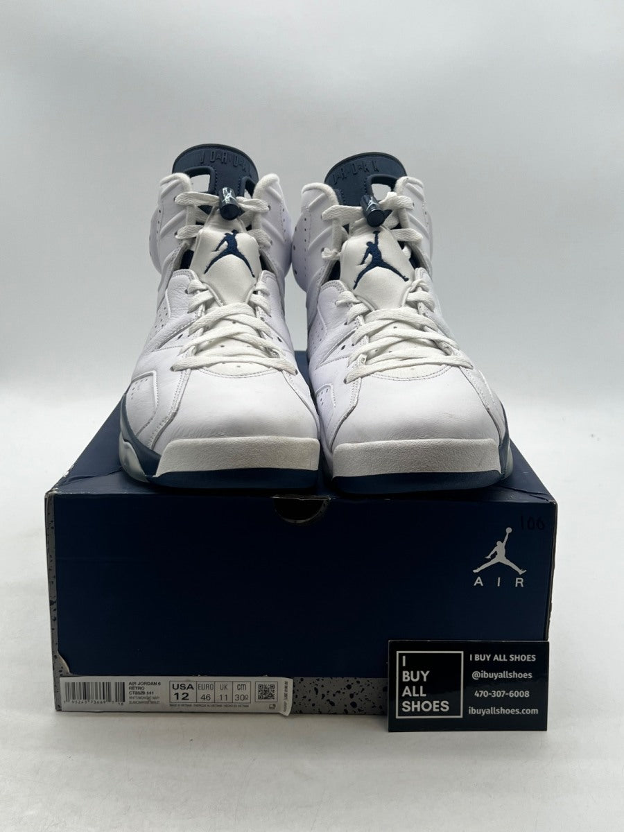 Jordan 6 Retro Midnight Navy (2022) 12 (Moderately Worn Pre-Owned) - Image 2