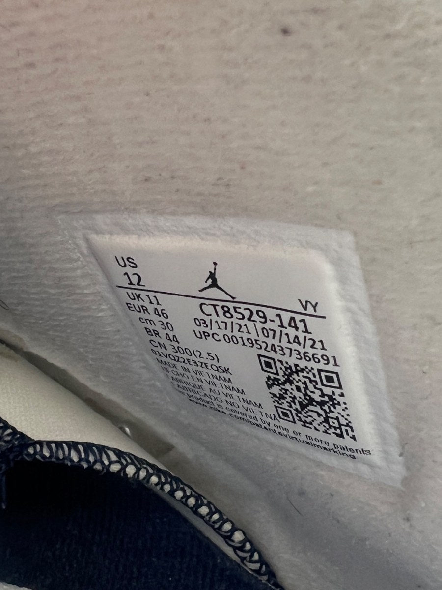 Jordan 6 Retro Midnight Navy (2022) 12 (Moderately Worn Pre-Owned) - Image 9