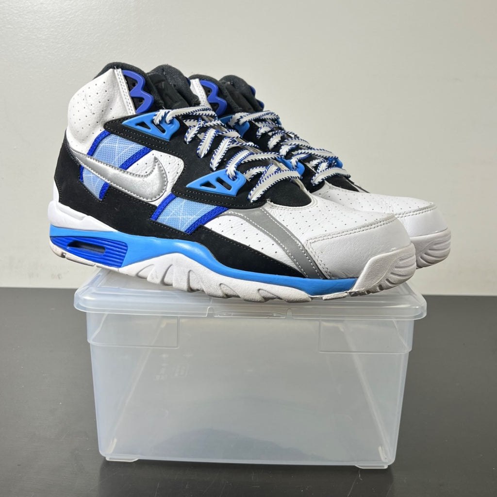 Nike Air Trainer SC High Royals 12 (Moderately Worn Pre-Owned)NikeWhite/Metallic Silver/Black - Image 1