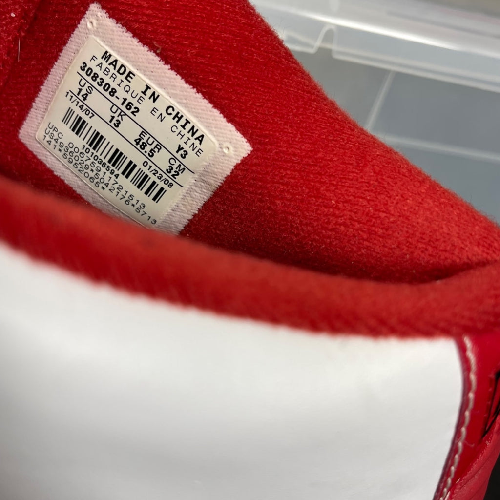 Jordan 2 Retro White Red CDP (2008) 14 (Moderately Worn Pre-Owned)JordanWhite/Varsity Red - Image 6