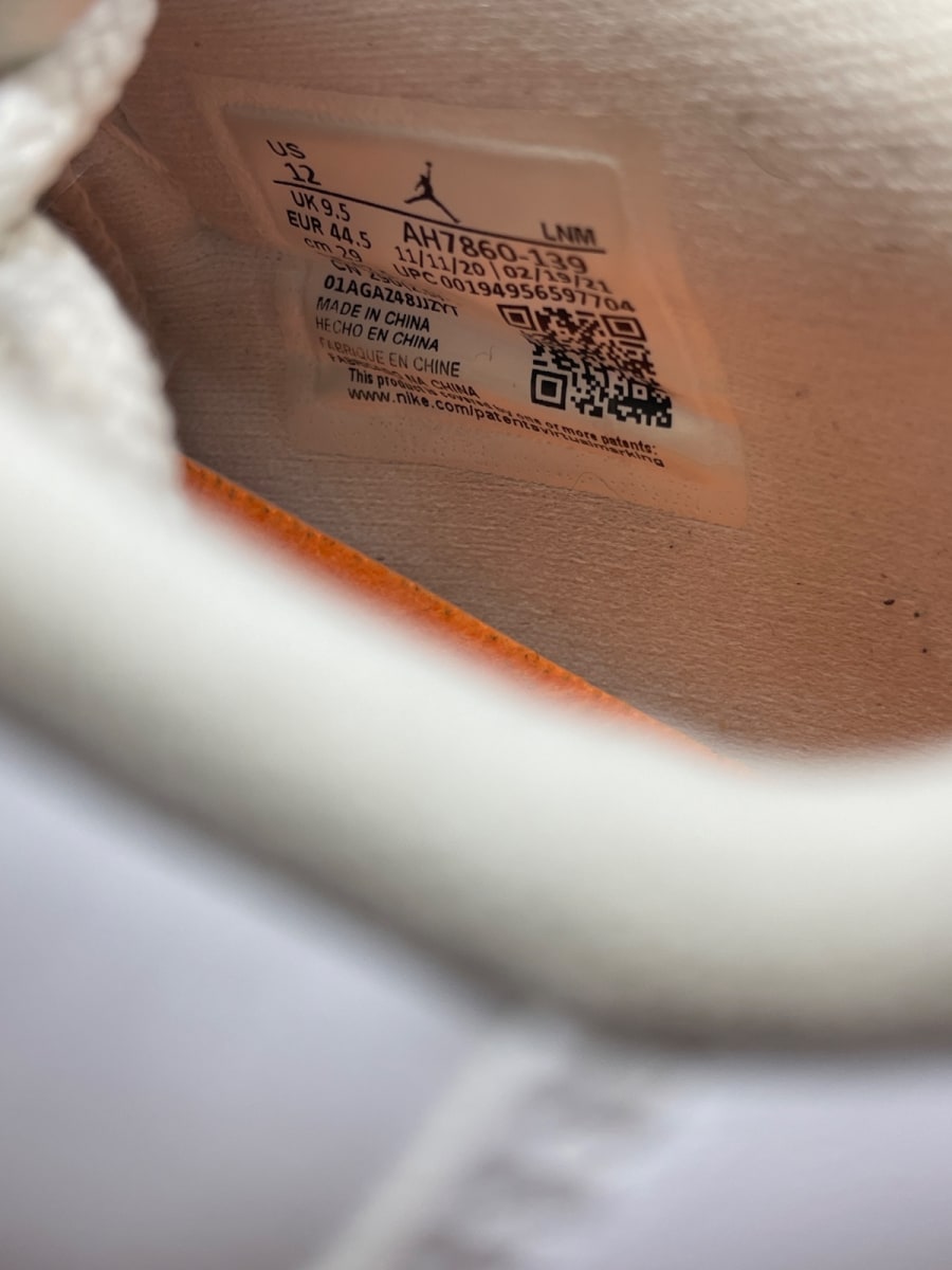 Jordan 11 Retro Low Citrus (2021) (Women's) 12W (Heavily Worn Pre-Owned) - Image 8