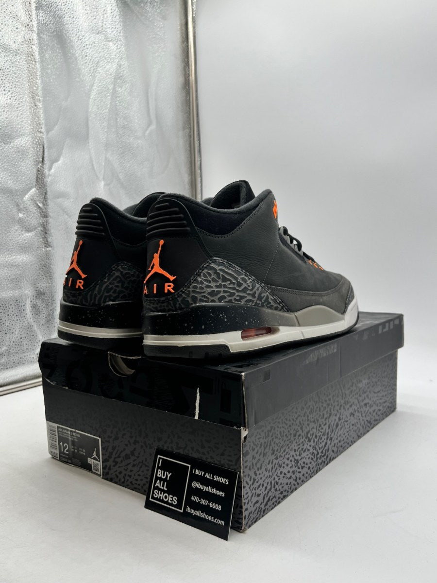 Jordan 3 Retro Fear Pack (2023) 12 (Lightly Worn Pre-Owned) - Image 5