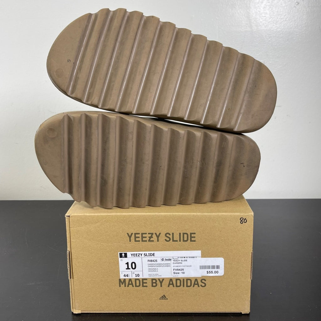 adidas Yeezy Slide Earth Brown 10 (Moderately Worn Pre-Owned)adidasEarth Brown/Earth Brown/Earth Brown - Image 5