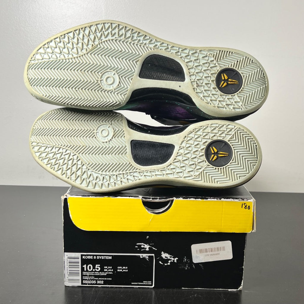 Nike Kobe 8 Easter 10.5 (Moderately Worn Pre-Owned)NikeFiberglass/Court Purple-Black-Laser Purple - Image 6