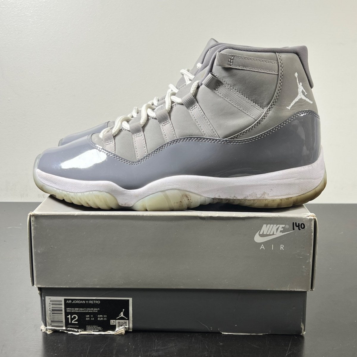 Jordan 11 Retro Cool Grey (2021) 12 (Moderately Worn Pre-Owned)JordanMedium Grey/Multi-Color/Multi-Color - Image 3