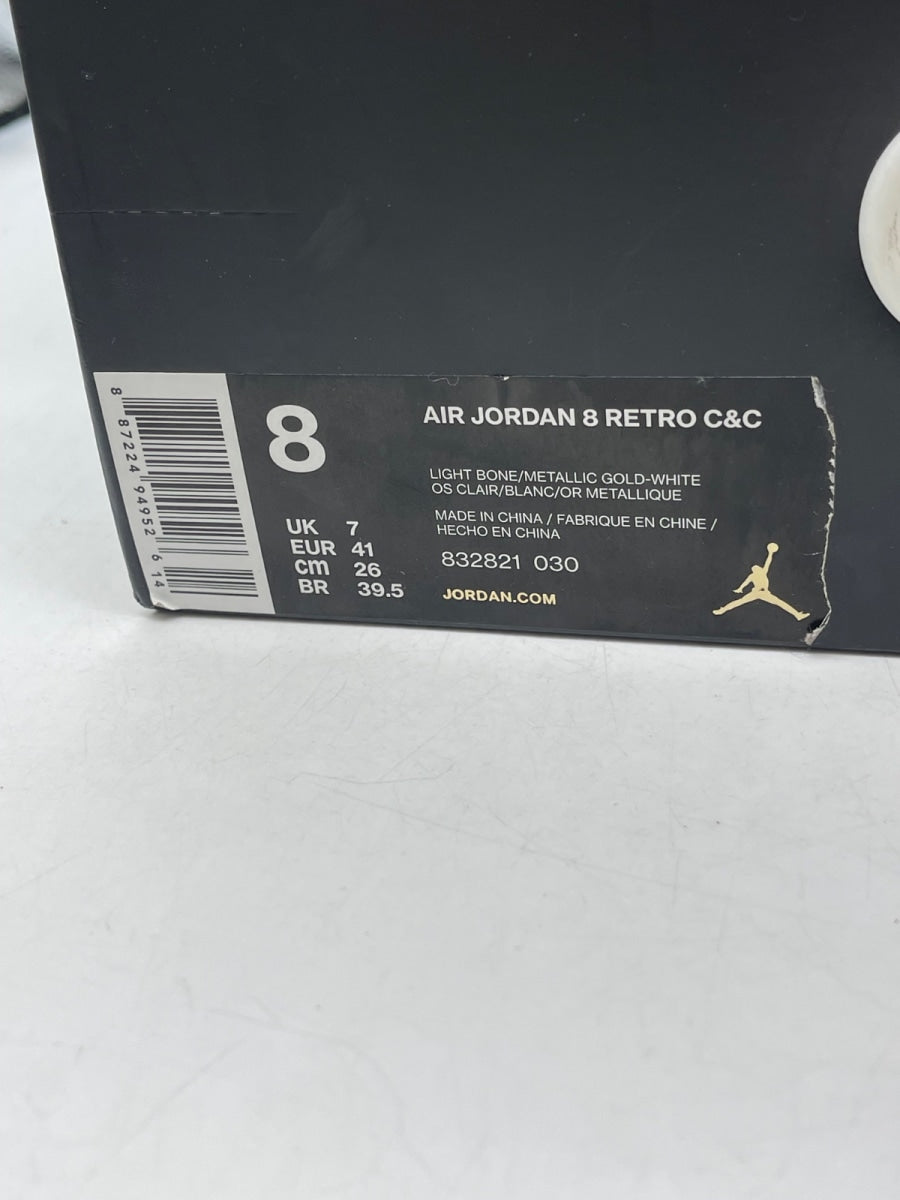 Jordan 8 Retro Champagne 8 (Moderately Worn Pre-Owned) - Image 9