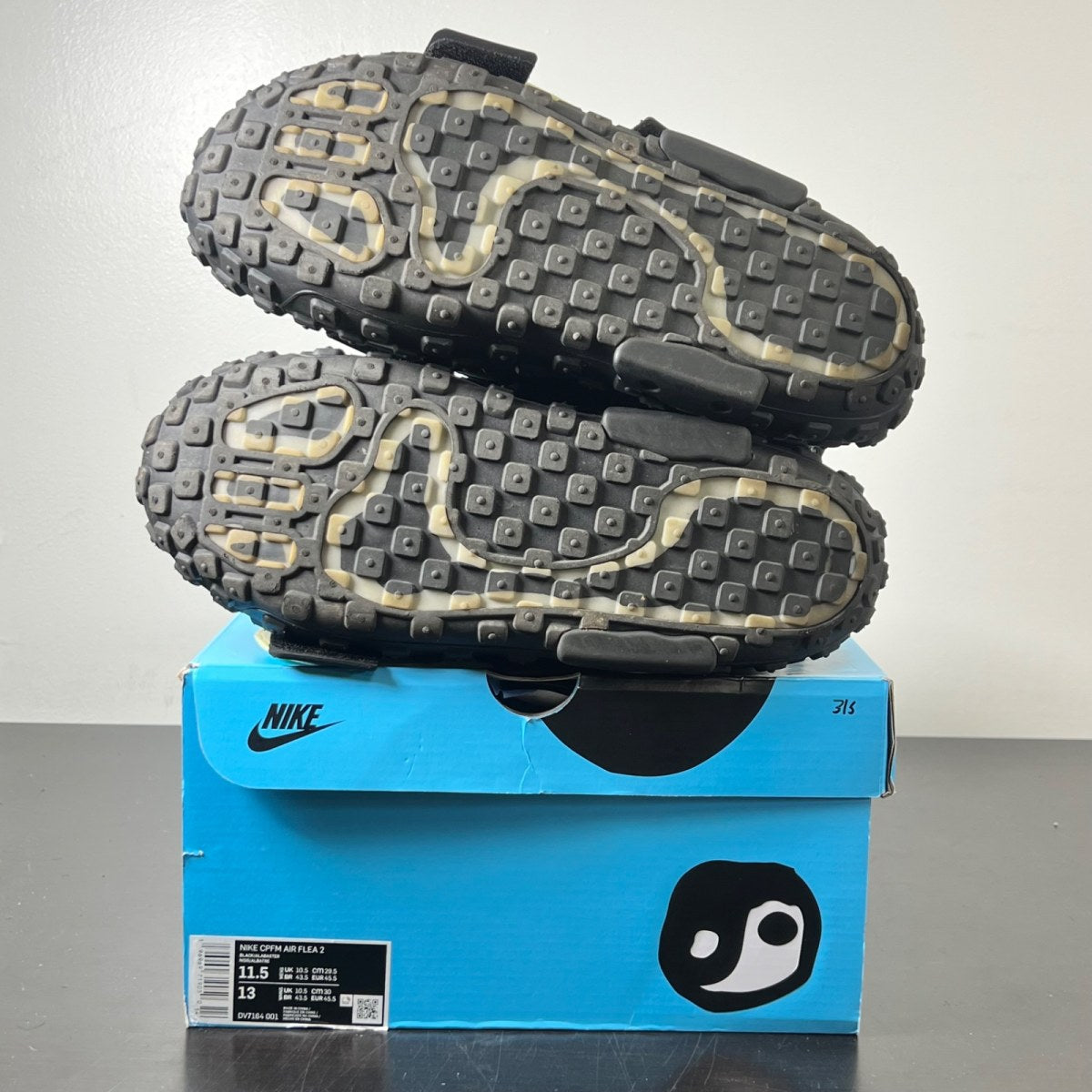 Nike CPFM Air Flea 2 Cactus Plant Flea Market Black Alabaster 11.5 (Lightly Worn Pre-Owned)NikeBlack/Alabaster - Image 6