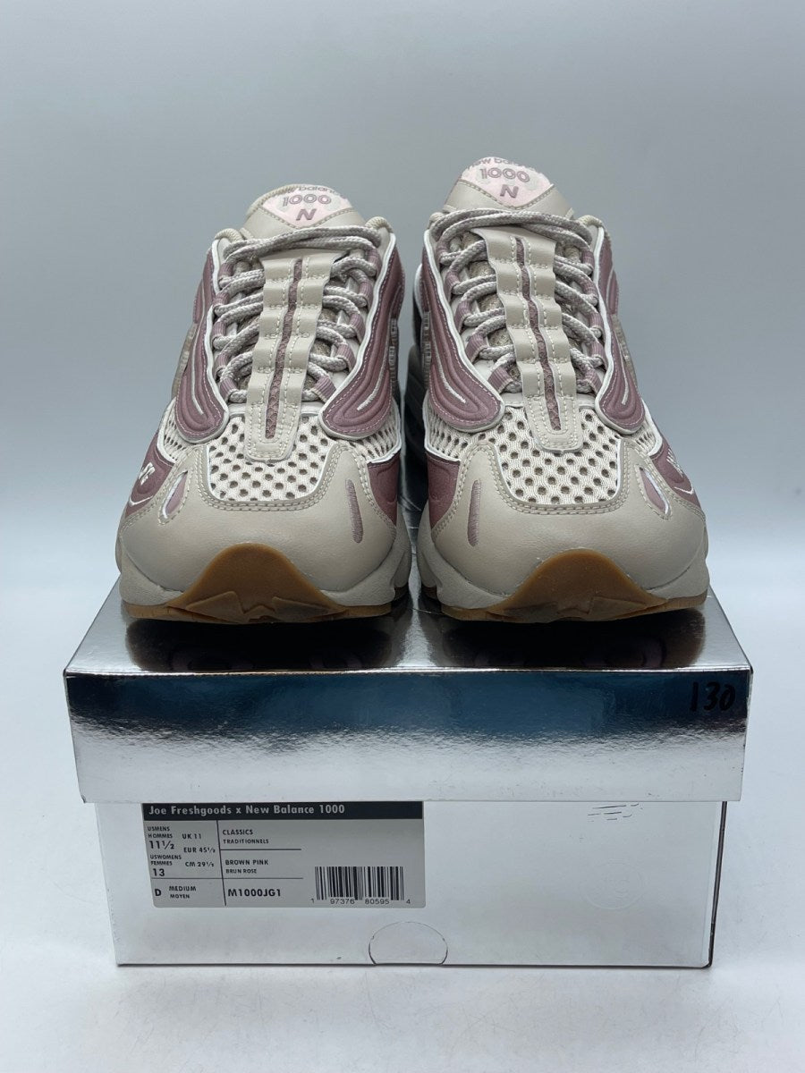 New Balance 1000 Joe Freshgoods When Things Were Pure Pink Mink 11.5 (Moderately Worn Pre-Owned)New BalancePink/Beige - Image 2