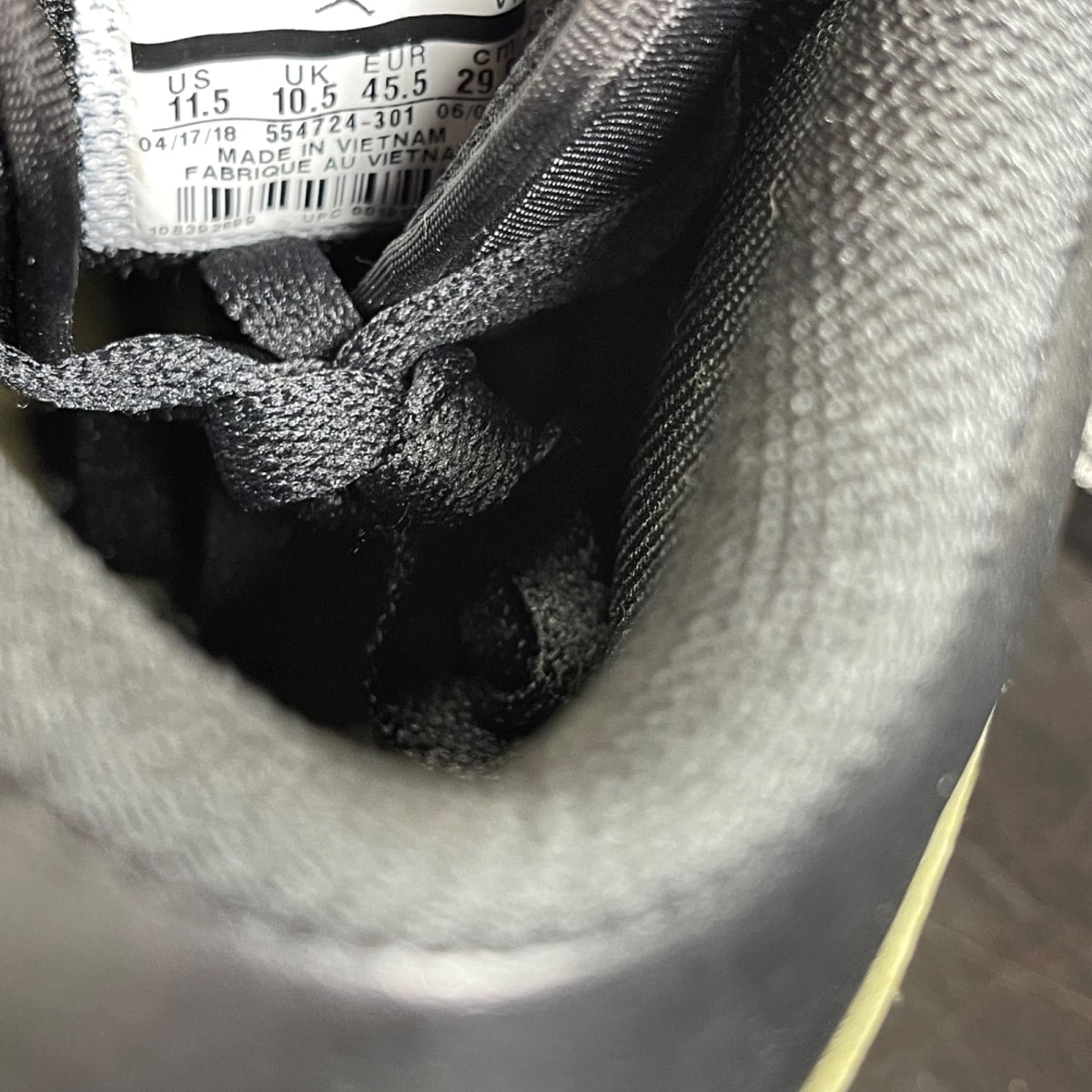 Air Jordan 1 Mid 'Olive Canvas' 11.5 (Moderately Worn Pre-Owned)Air Jordan - Image 6