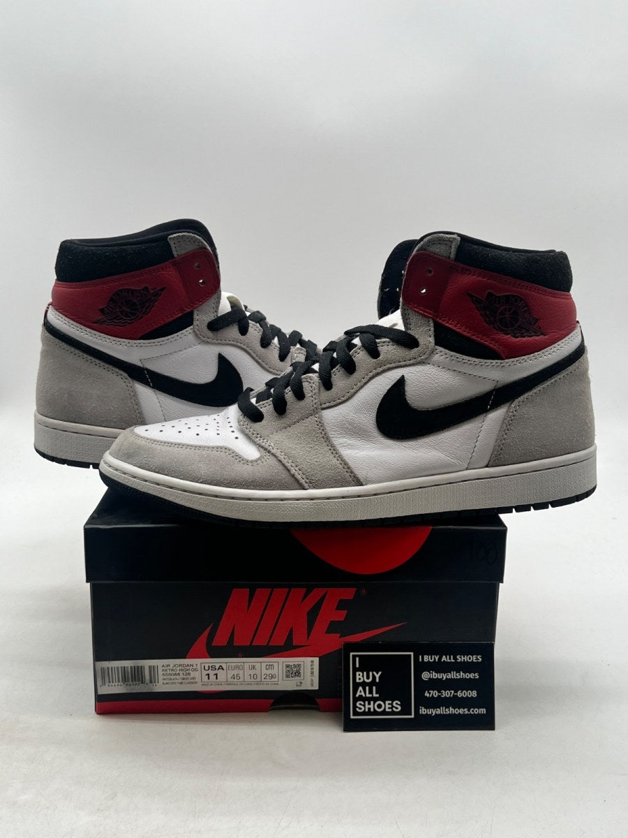 Jordan 1 Retro High Light Smoke Grey 11 (Moderately Worn Pre-Owned) - Image 1