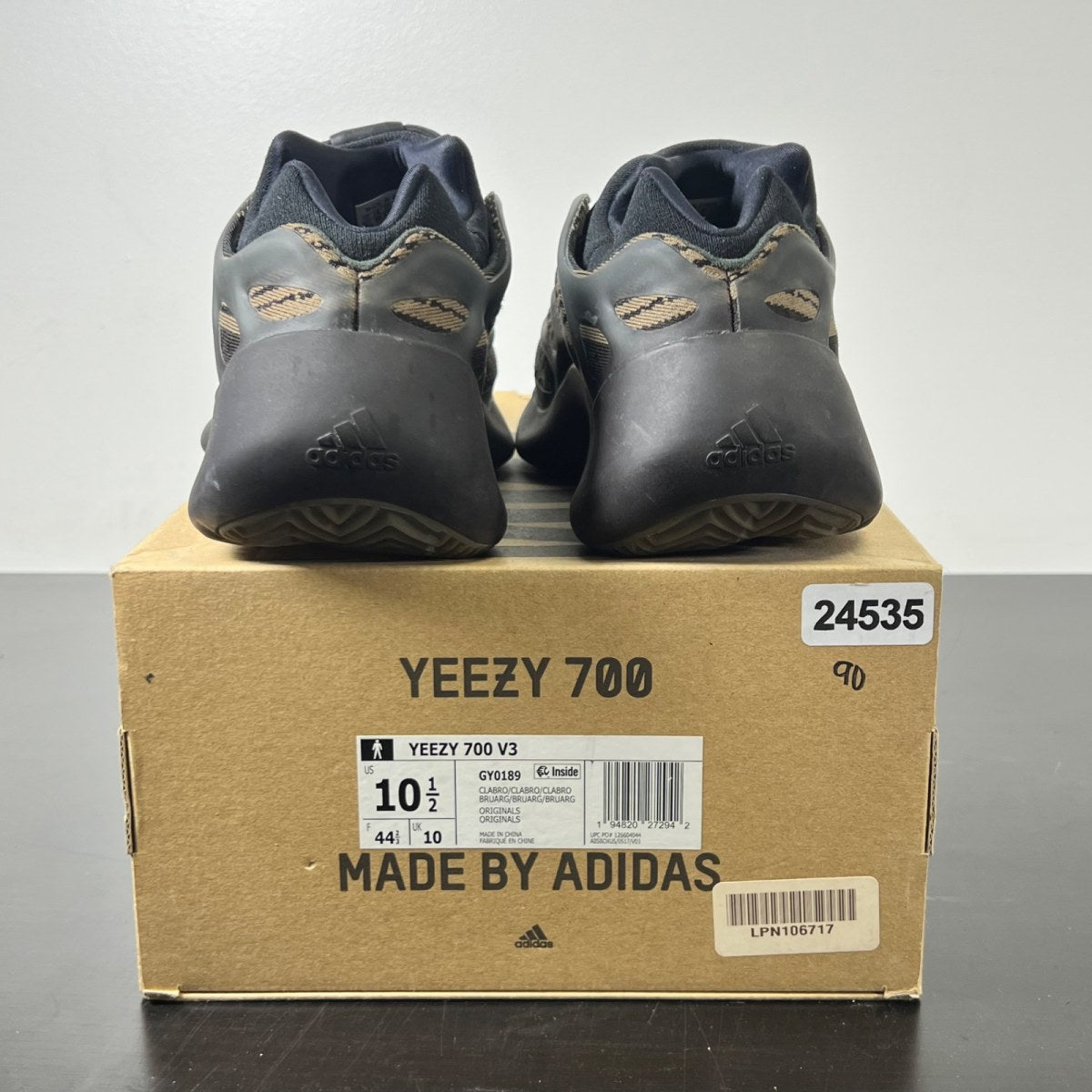 adidas Yeezy 700 V3 Clay Brown 10.5 (Moderately Worn Pre-Owned)adidasEremial/Eremial/Eremial - Image 4