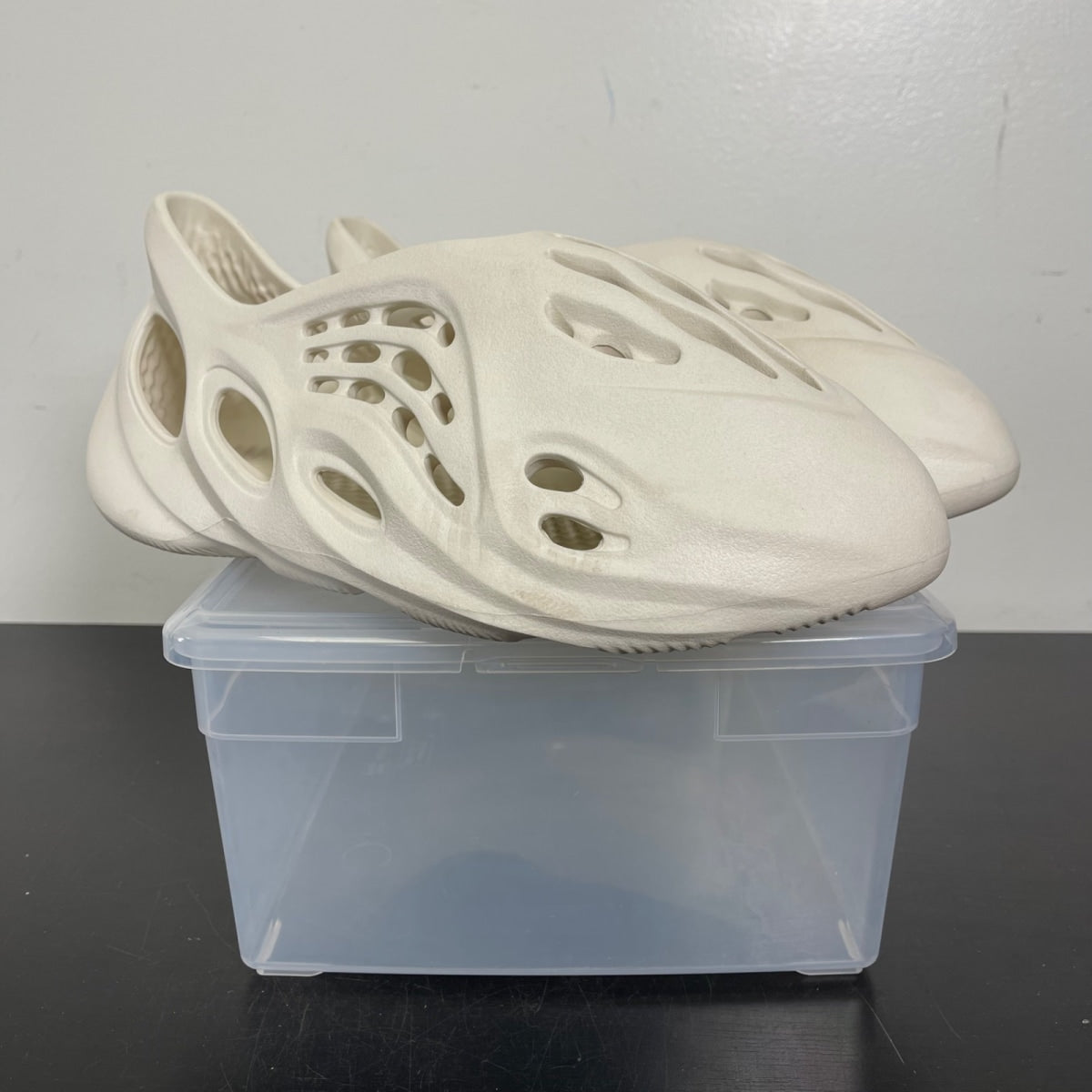 adidas Yeezy Foam RNNR Ararat 14 (Moderately Worn Pre-Owned)adidasWhite/White-White - Image 1