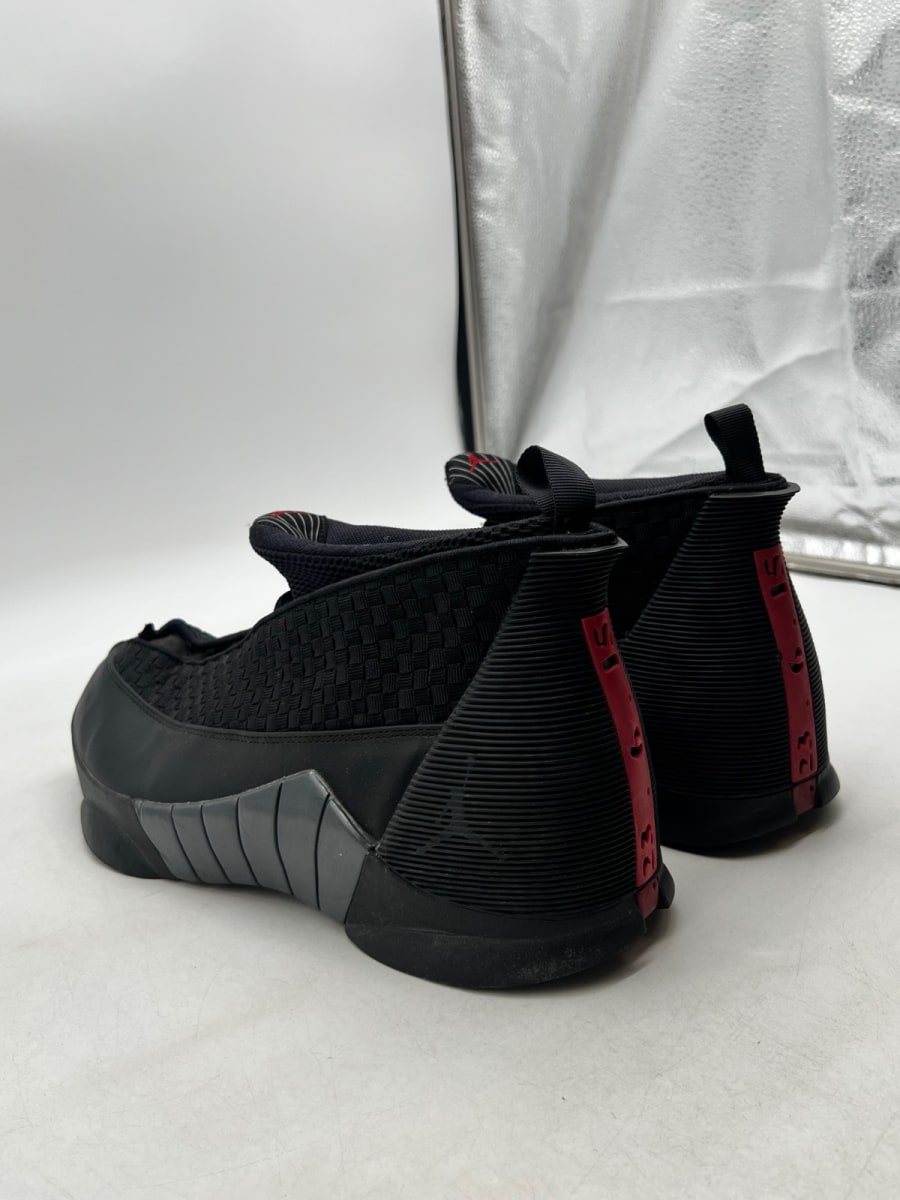Jordan 15 Retro Stealth (2017) 12 (Heavily Worn Pre-Owned)JordanBlack/Varsity Red-Anthracite - Image 4