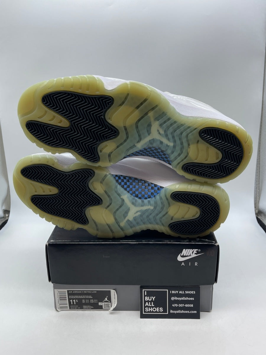 Jordan 11 Retro Low Legend Blue 11.5 (Moderately Worn Pre-Owned) - Image 7