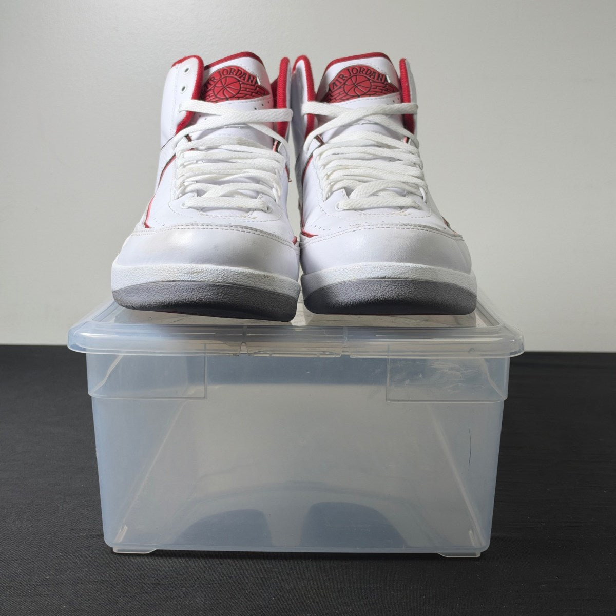 Jordan 2 Retro White Red (2014) (Size 11.5) - Image 2