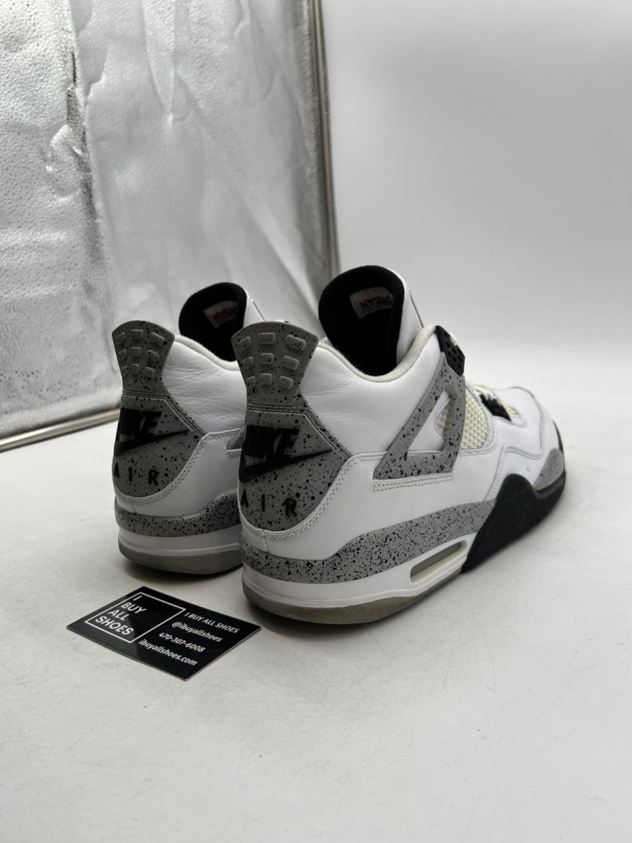 Jordan 4 Retro White Cement (2016) 12 (Moderately Worn Pre-Owned) - Image 3