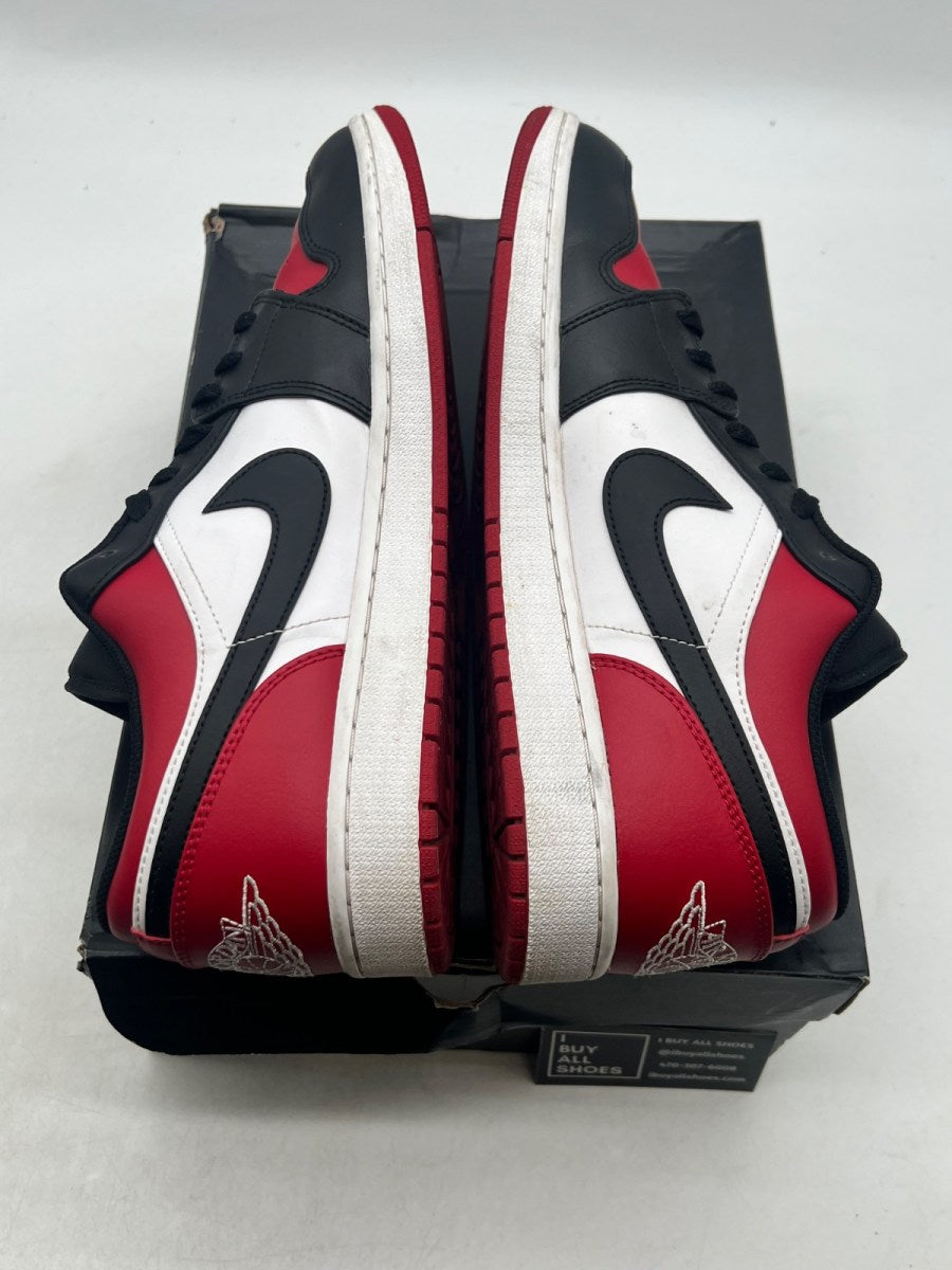 Jordan 1 Low Bred Toe 14 (Lightly Worn Pre-Owned) - Image 7
