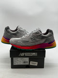 New Balance 992 MiUSA Grey Multi 11.5 (Lightly Worn Pre-Owned)New BalanceGrey/Silver/Orange-Multi - Image 1