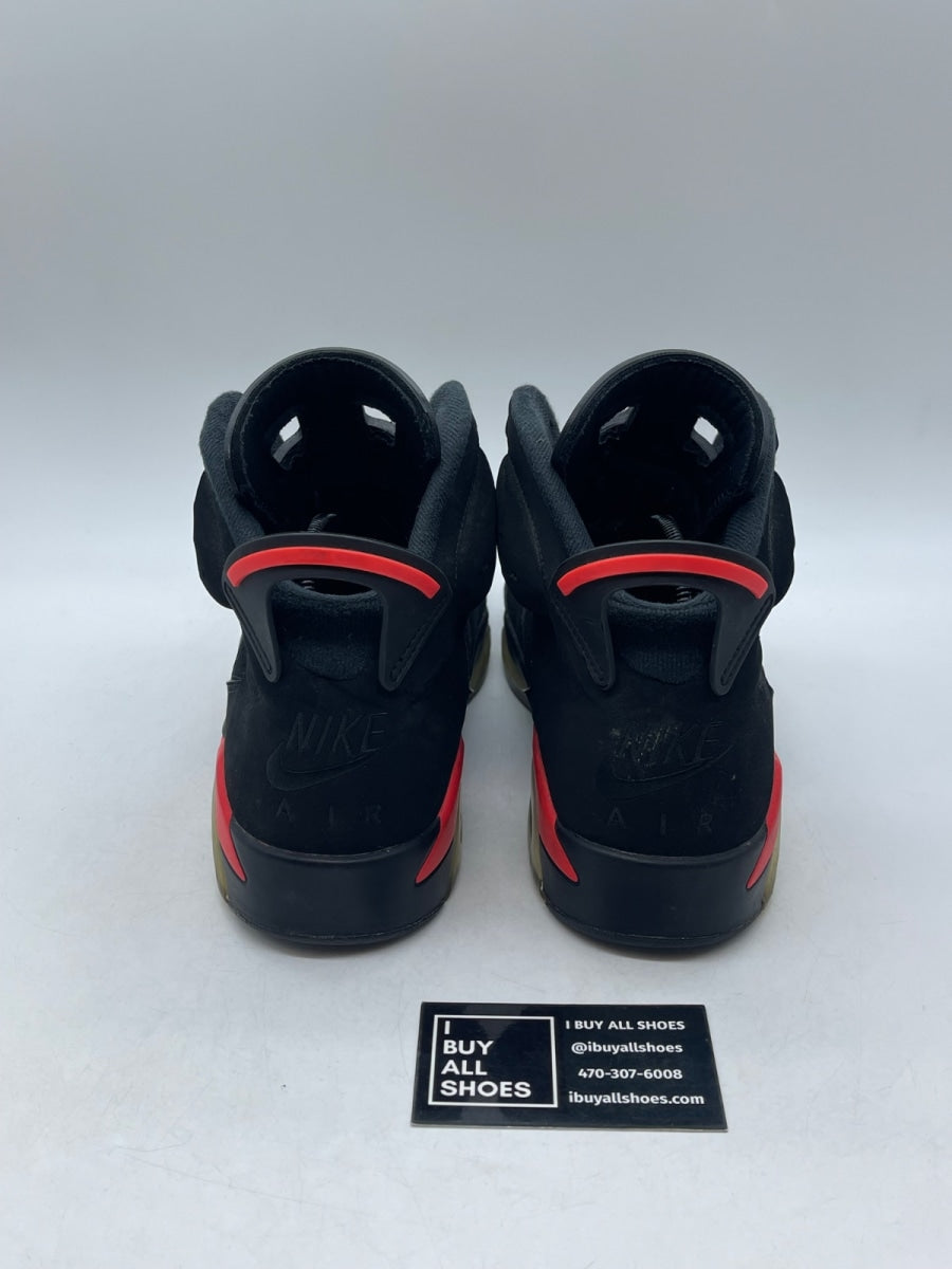 Jordan 6 Retro Black Infrared (2019) 9.5 (Heavily Worn Pre-Owned) - Image 3