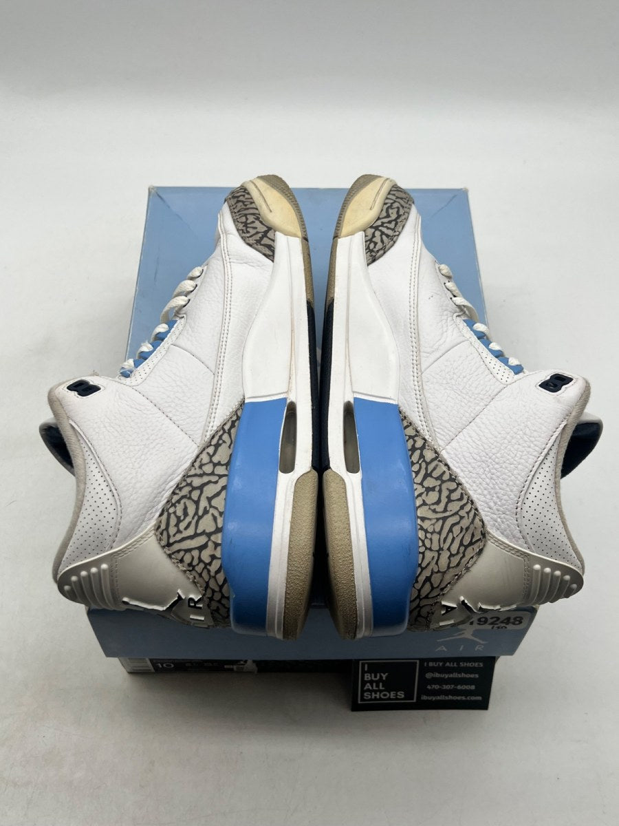 Jordan 3 Retro UNC (2020) 10 (Moderately Worn Pre-Owned) - Image 7