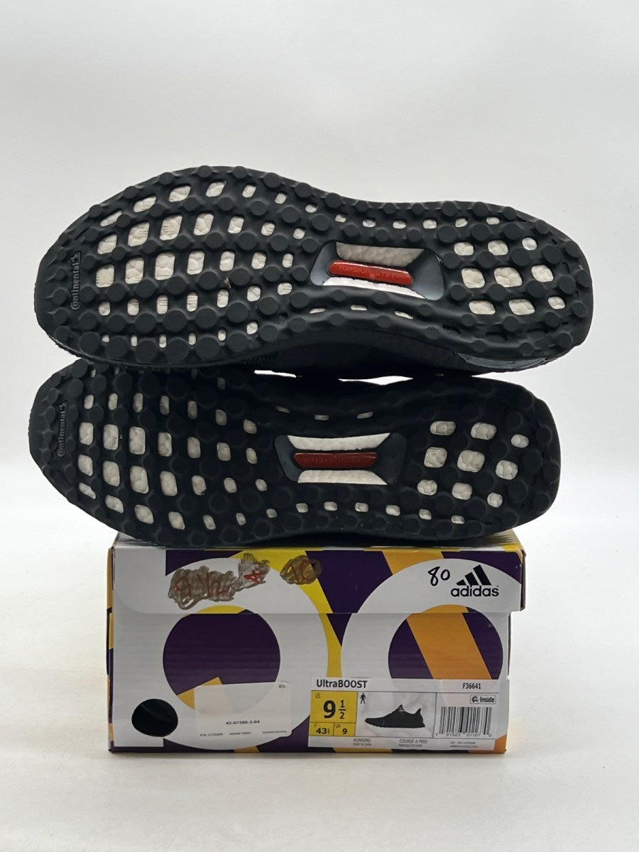 adidas Ultra Boost 4.0 Triple Black Nubuck Cage 9.5 (Lightly Worn Pre-Owned)adidasCore Black/Core Black/Active Red - Image 8